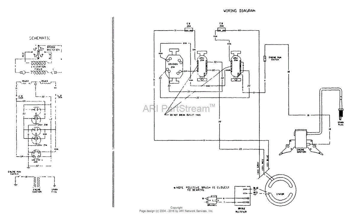 sears 247204450 tractor wiring diagram