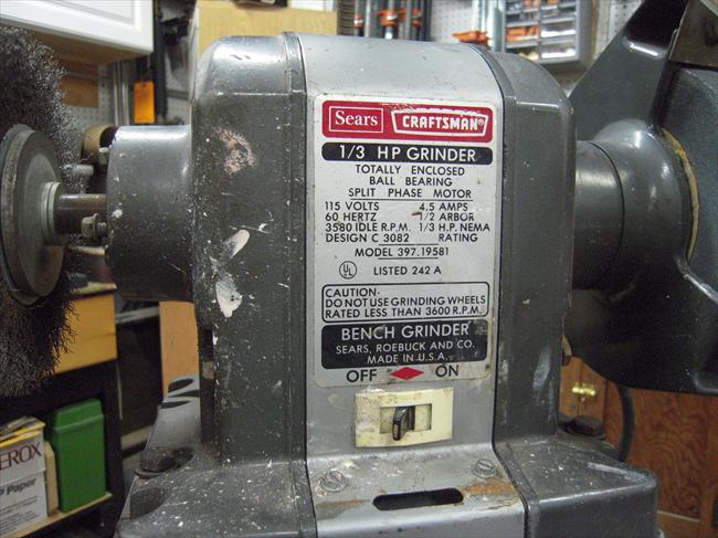 sears bench grinder 397 19671 wiring diagram