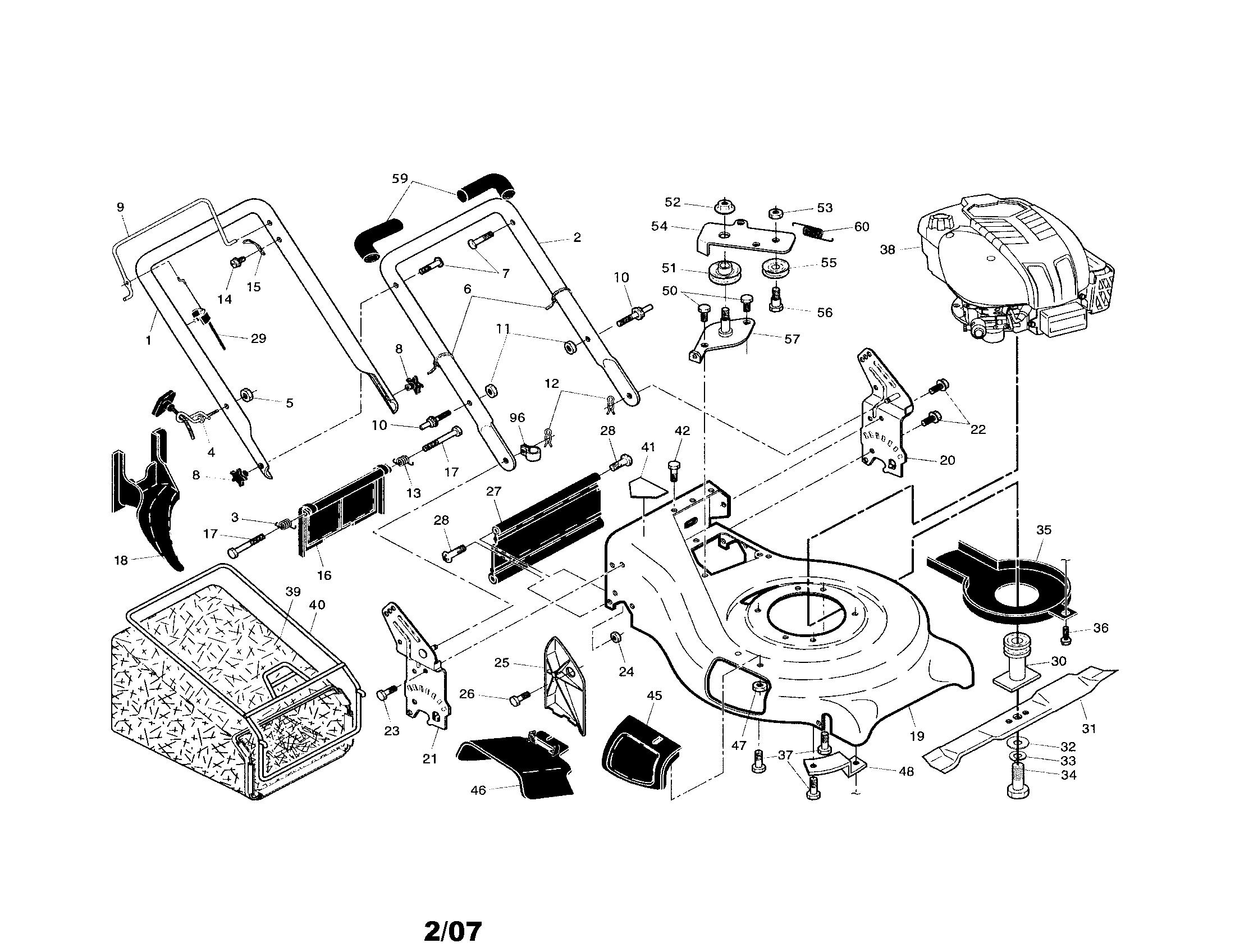 sears model #917.275970 tractor wiring diagram