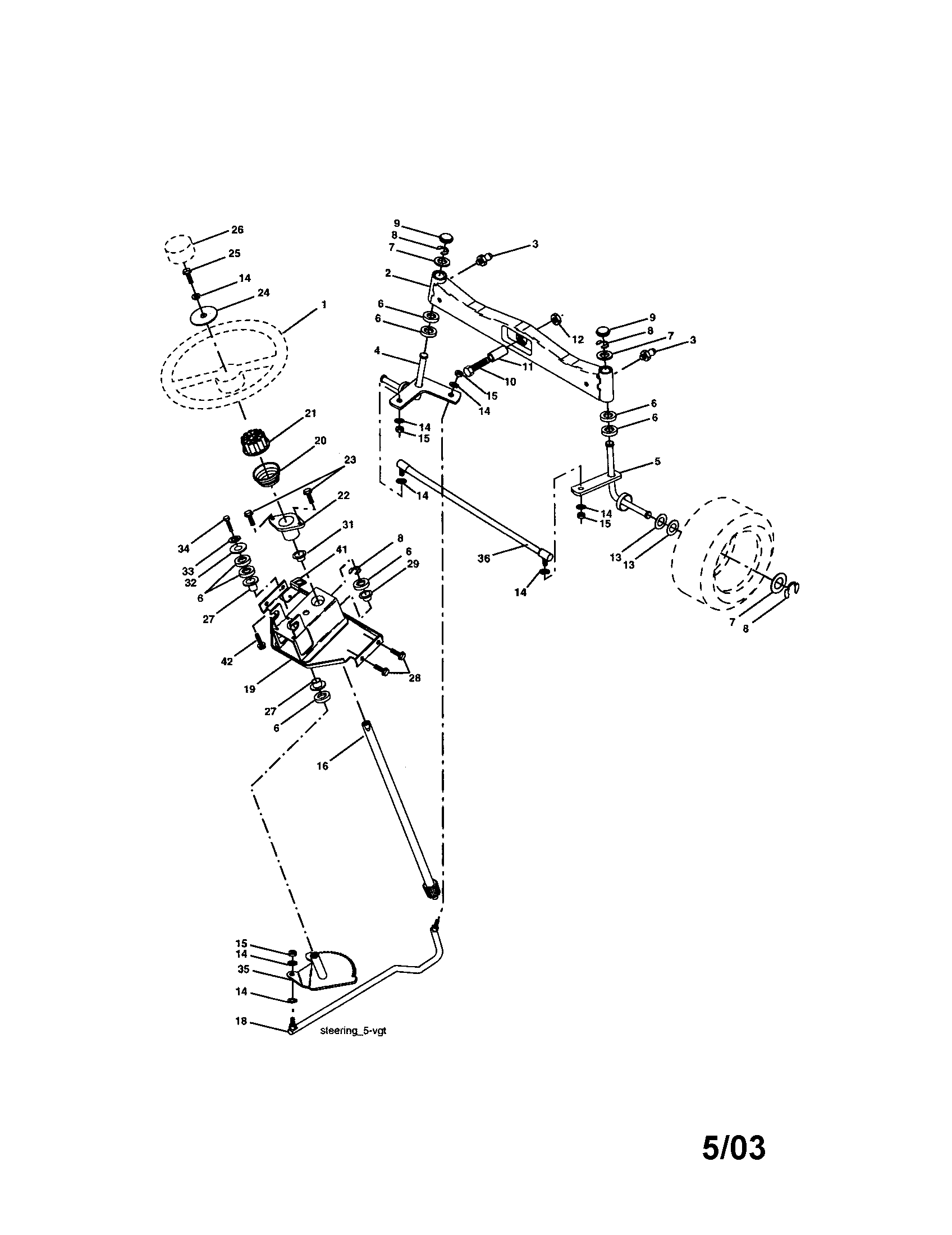 sears model #917.275970 tractor wiring diagram