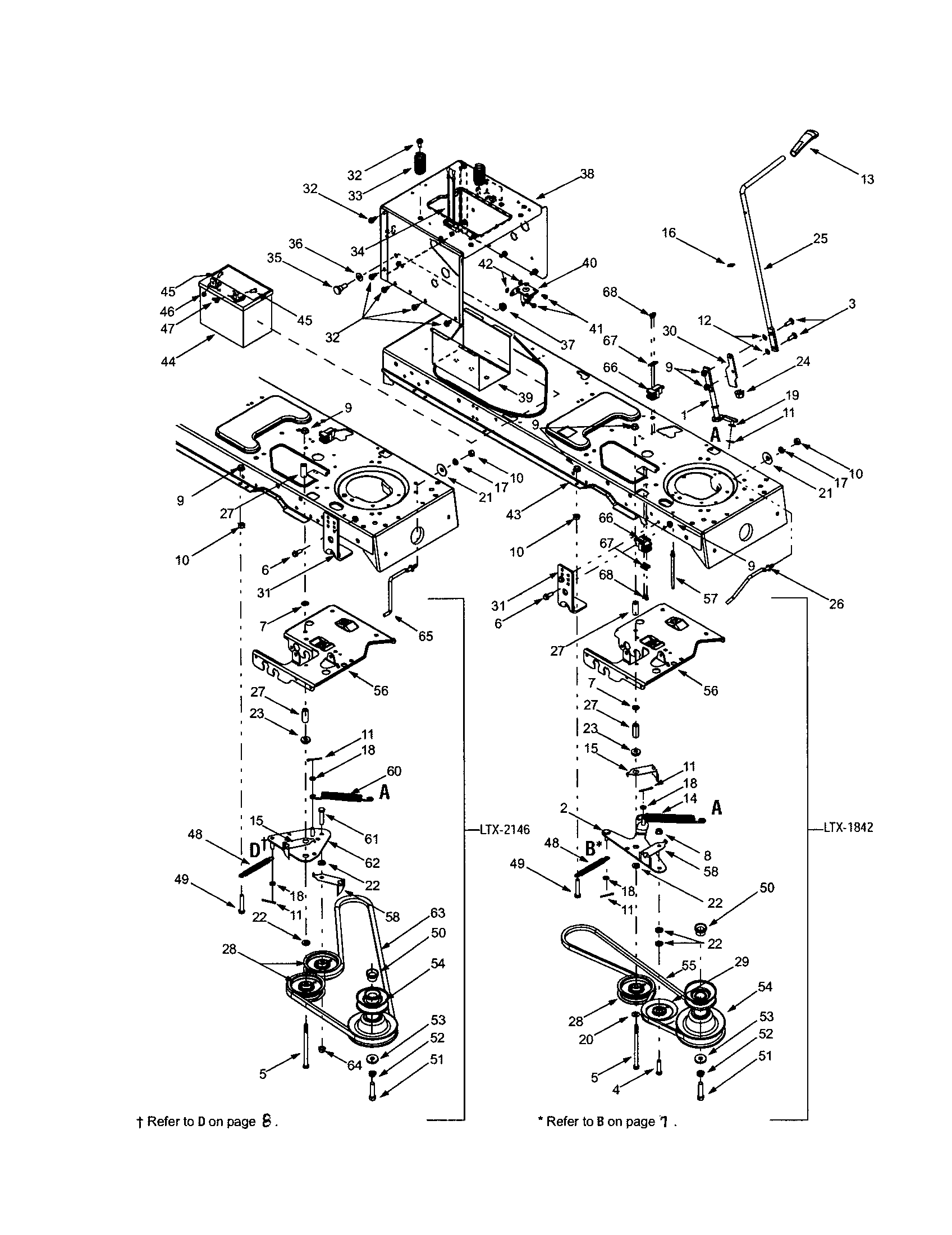 sears troy bilt model ltx 1842 wiring diagram