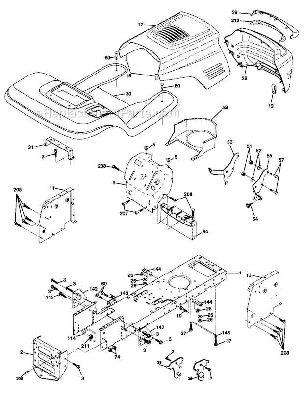 sears zt 7000 wiring diagram