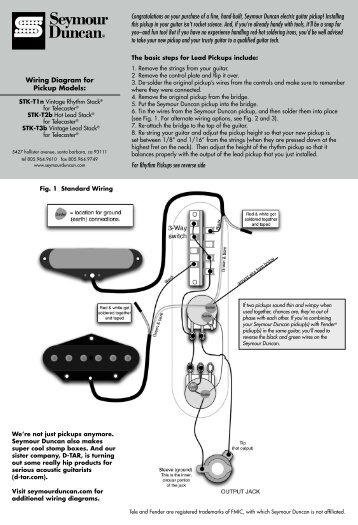 1953 Tele Wiring Diagram Seymour Duncan Wiring Diagram Full Hd Quality Version Wiring Diagram Lulu Diagram Changezvotrevie Fr