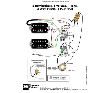 seymour duncan invader wiring