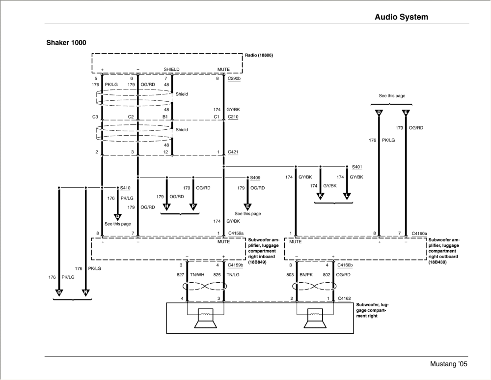 shaker 1000 subwoofer wiring diagram