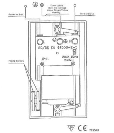 shaver socket wiring diagram