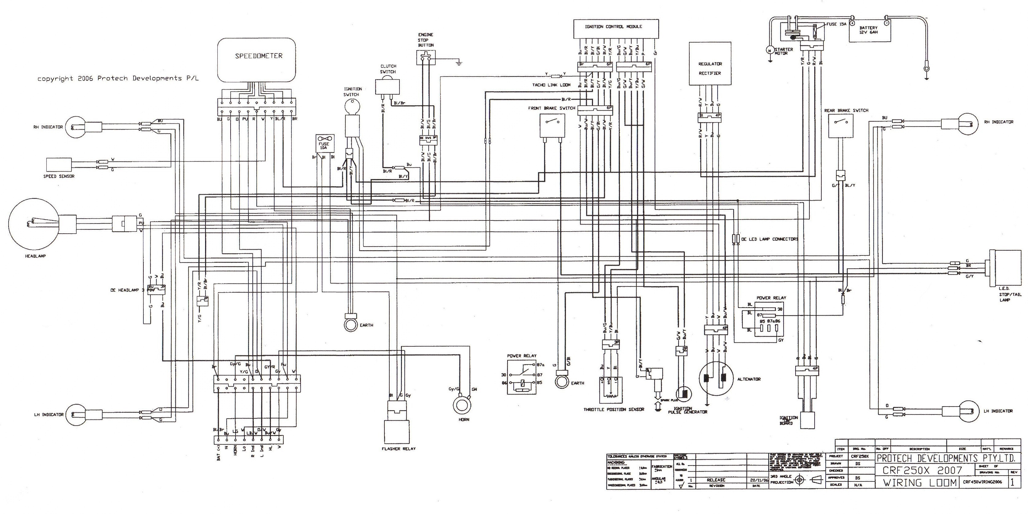 sherco wiring diagram