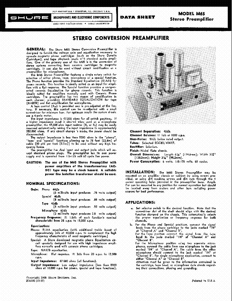 shure rk202pk wiring diagram