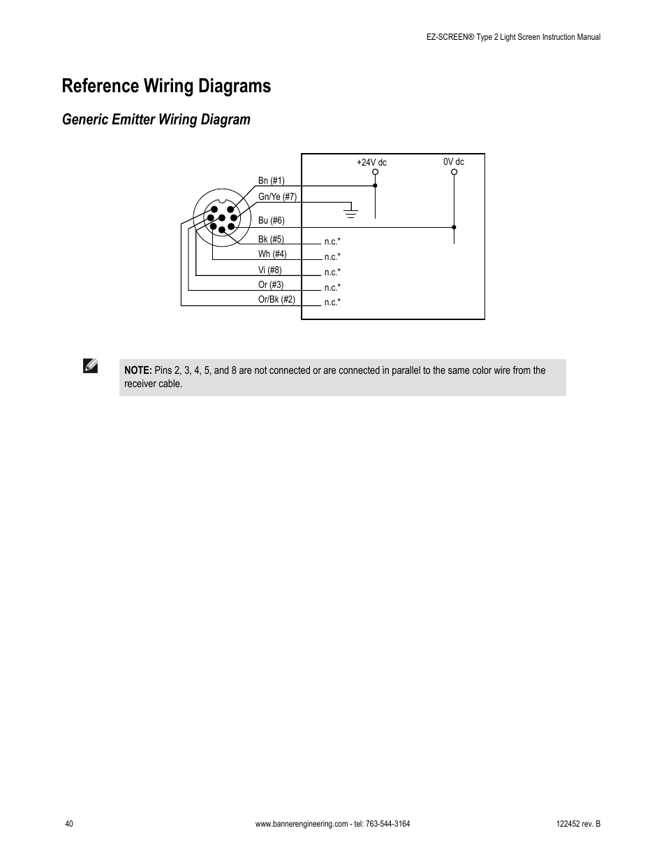 sick light curtain wiring diagram