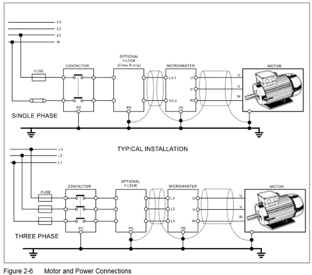 Siemens Micromaster 440 Wiring Diagram