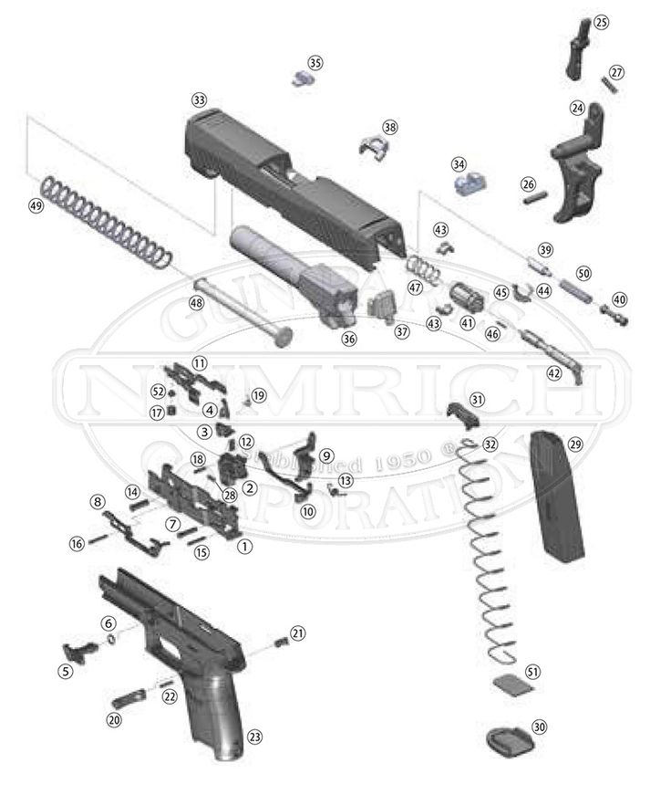 Sig P322 Parts Diagram