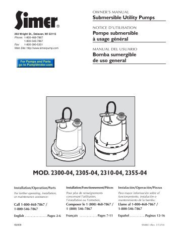 simer pump wiring diagram