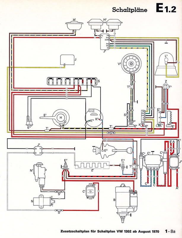 simple wiring diagram vw dune buggy