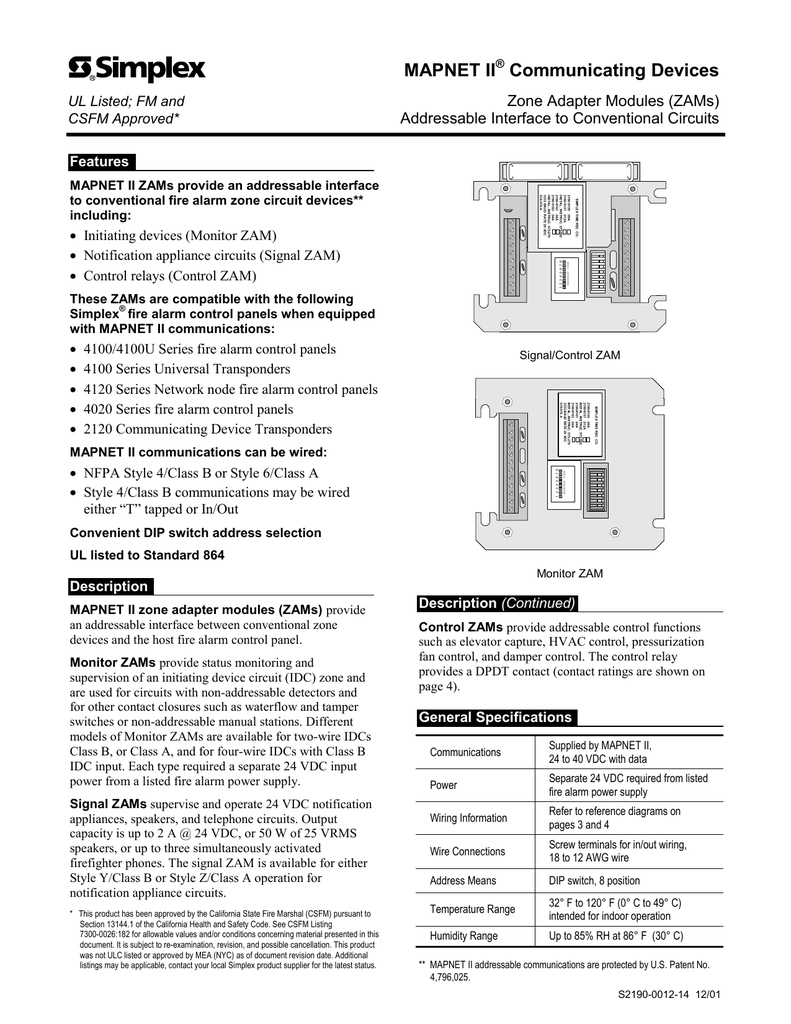 simplex 2001-8001 wiring diagram