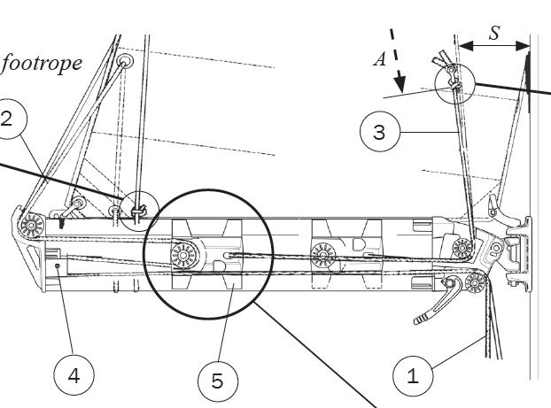 single line reefing diagram