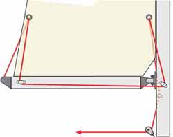 single line reefing diagram