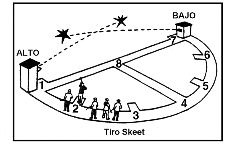 skeet field diagram