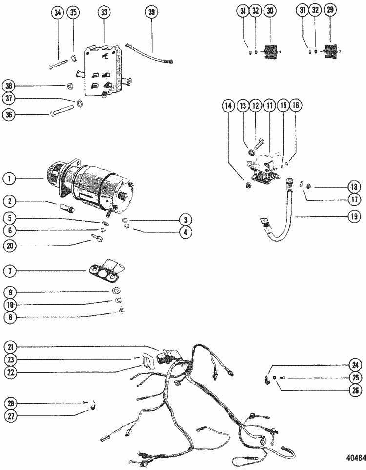 skiffcraft mercruiser 470 wiring diagram