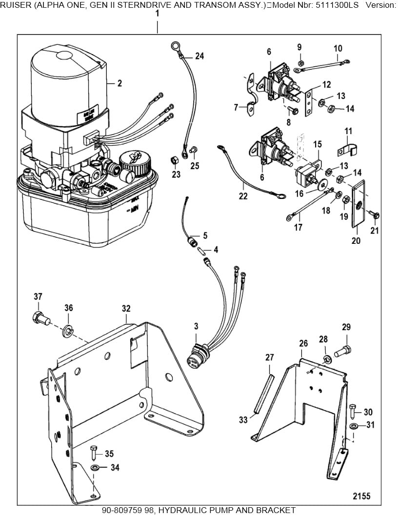 skiffcraft mercruiser wiring diagram