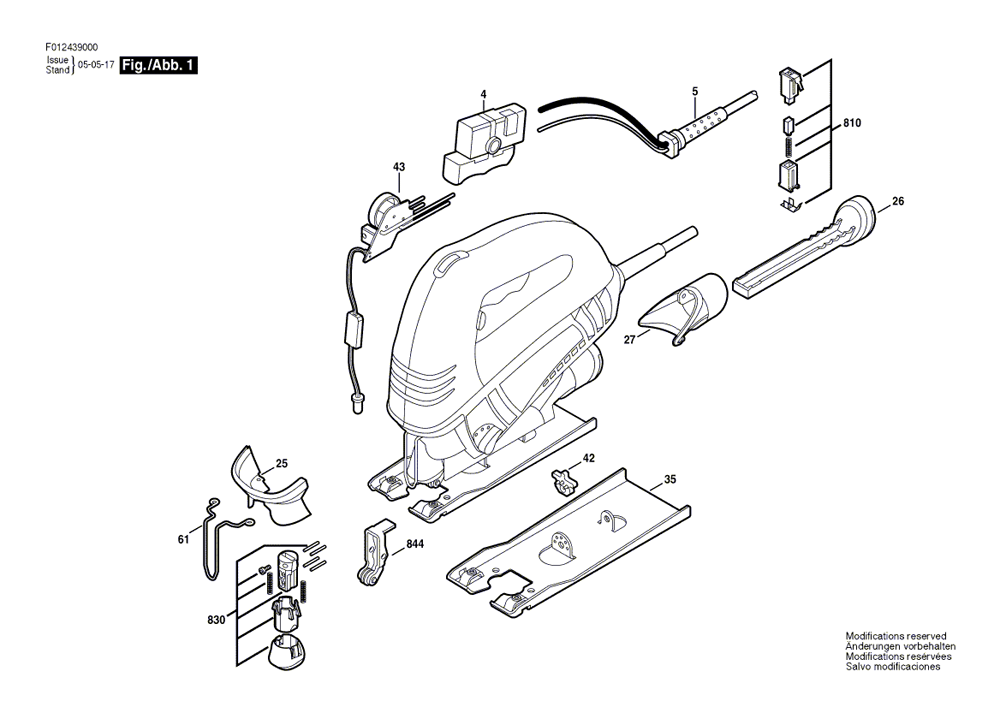 skil saw parts diagram