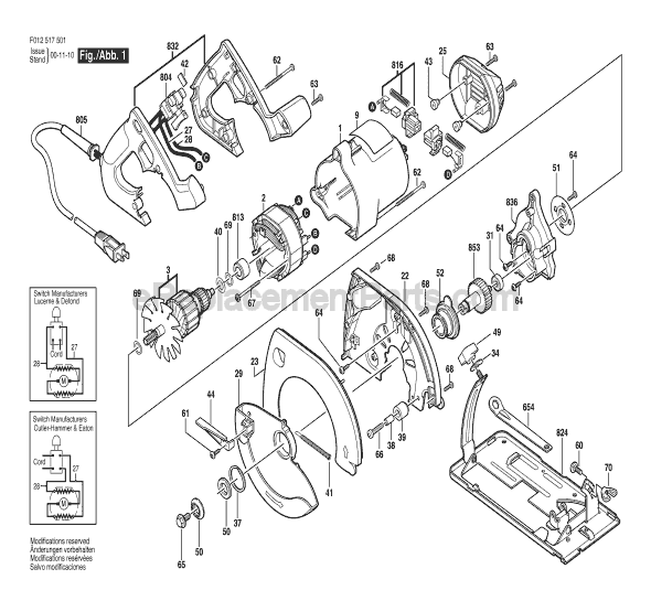 skilsaw parts diagram