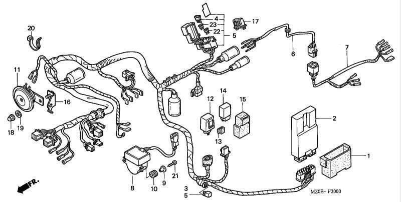 smart turn signal wiring diagram for a honda valkyrie