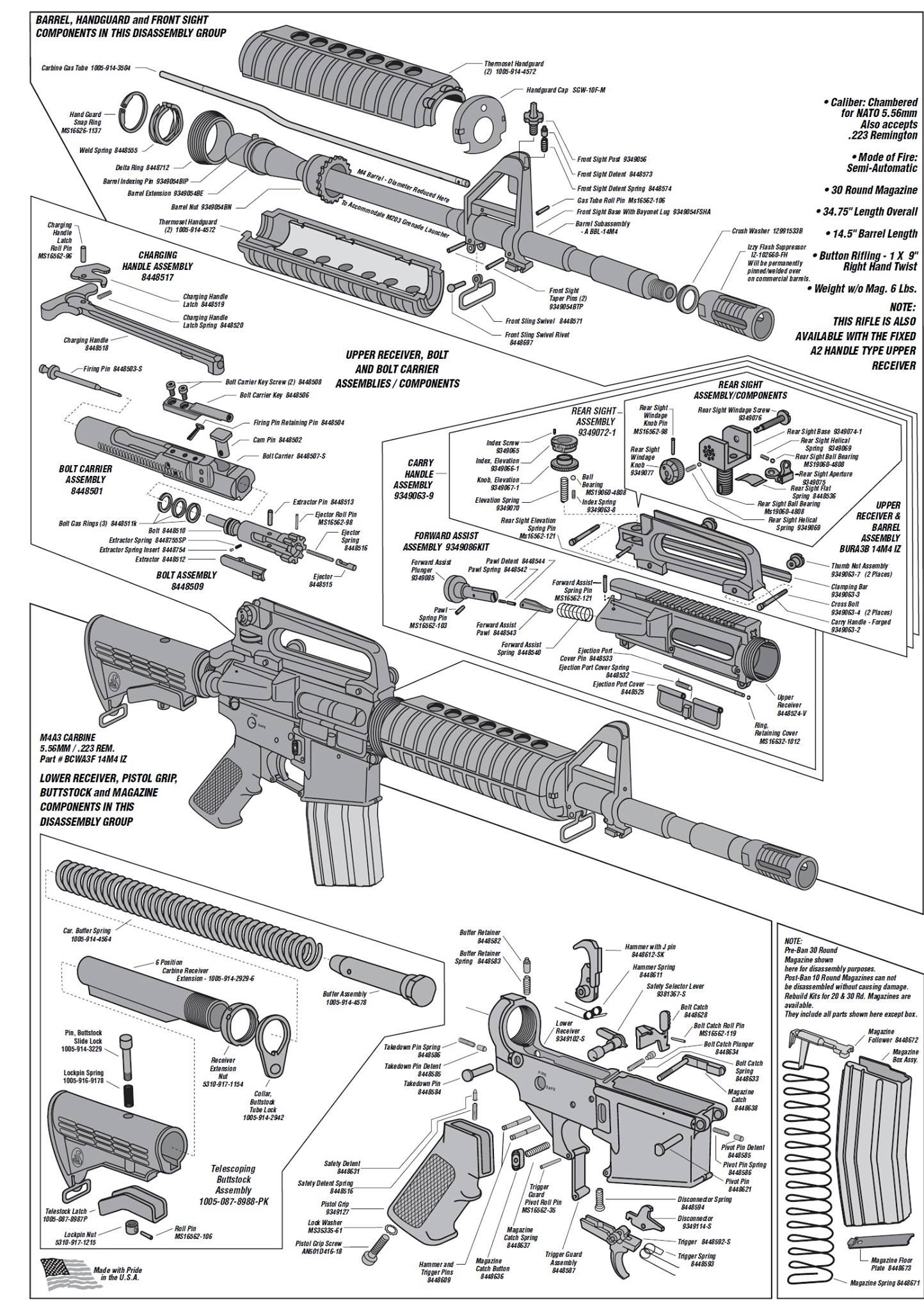 smith and wesson m&p parts diagram