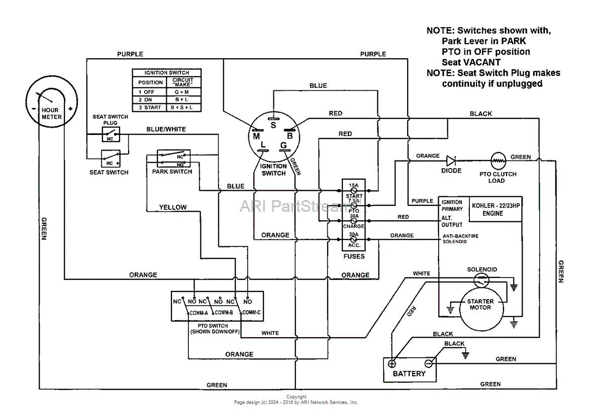 snapper 7800104 wiring diagram