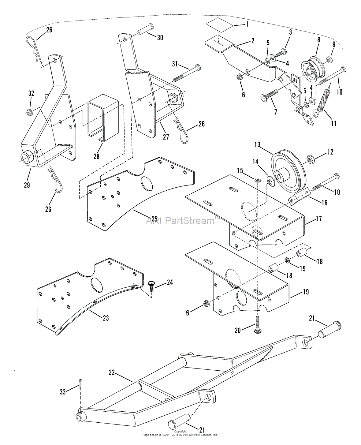 snapper i524 snowblower parts diagram