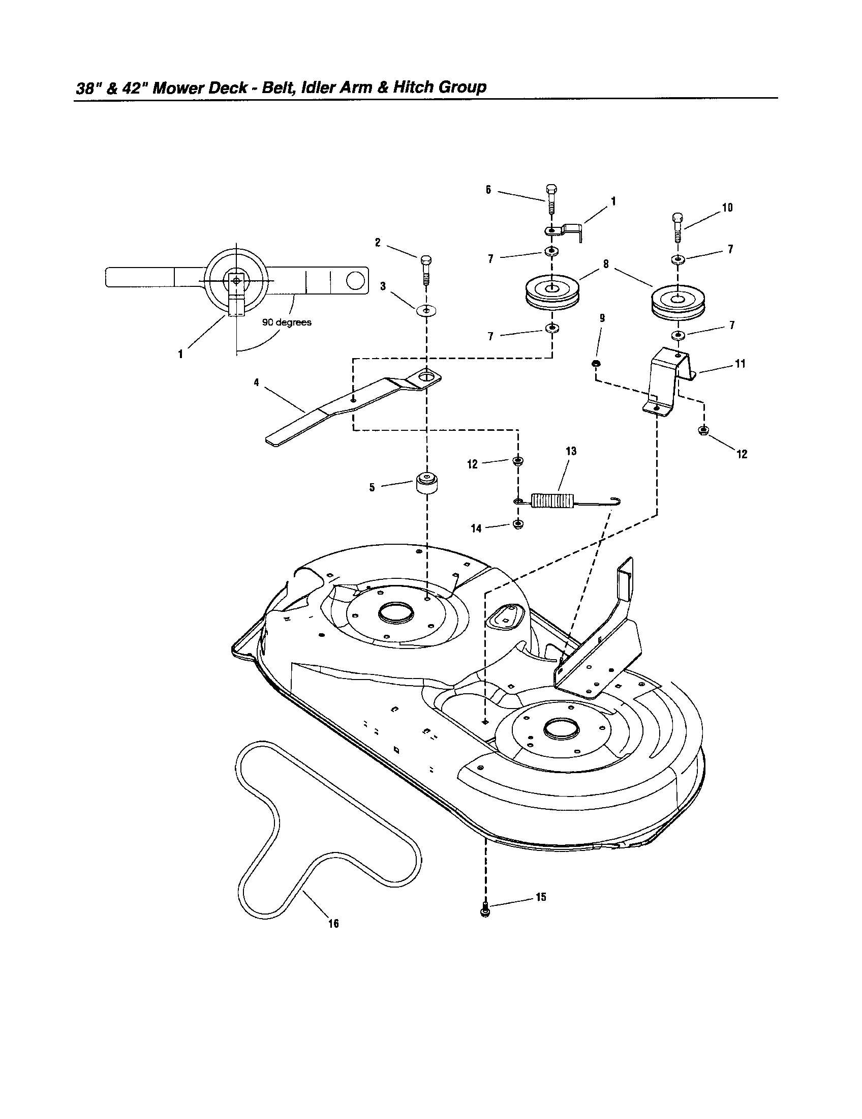 snapper lt125 belt diagram