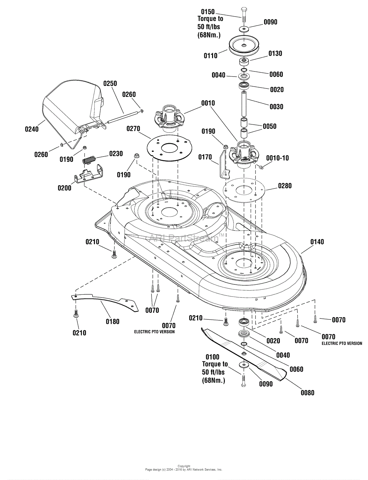 snapper lt125 belt diagram