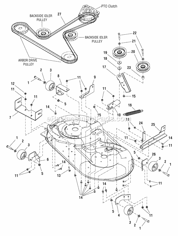 snapper zero turn belt diagram