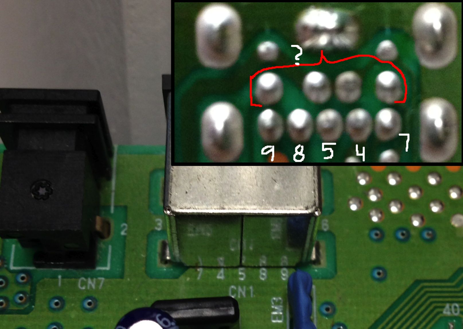 snes motherboard diagram