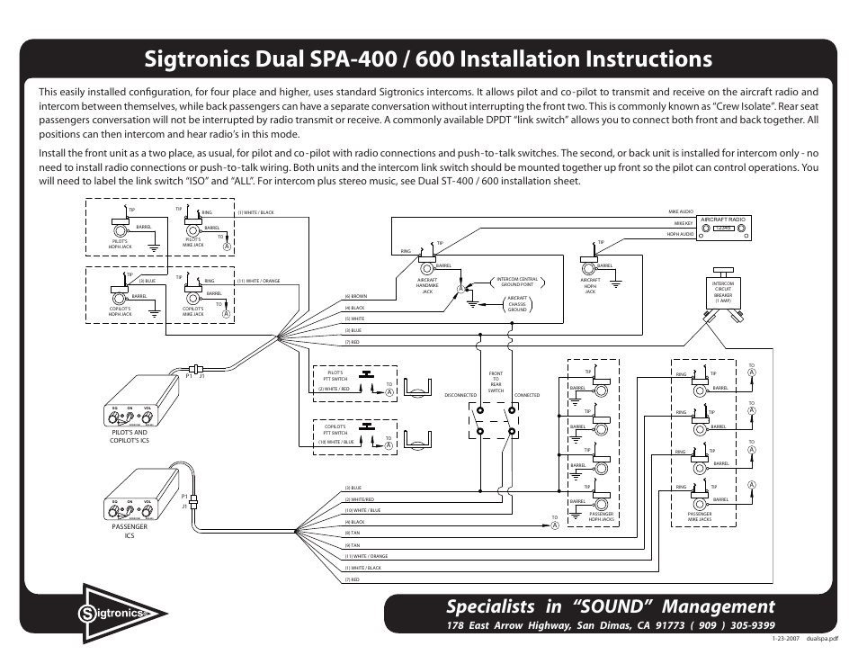 Softcomm Intercom Wiring Diagram