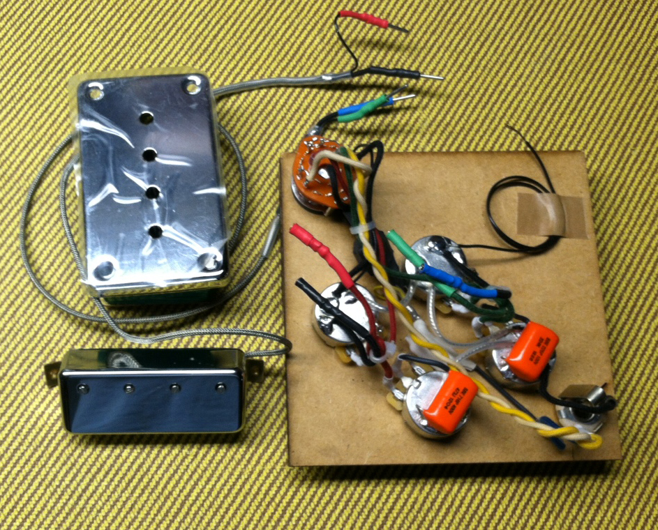 solderless guitar wiring