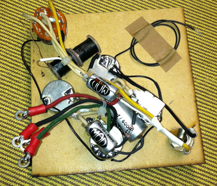 solderless guitar wiring kit