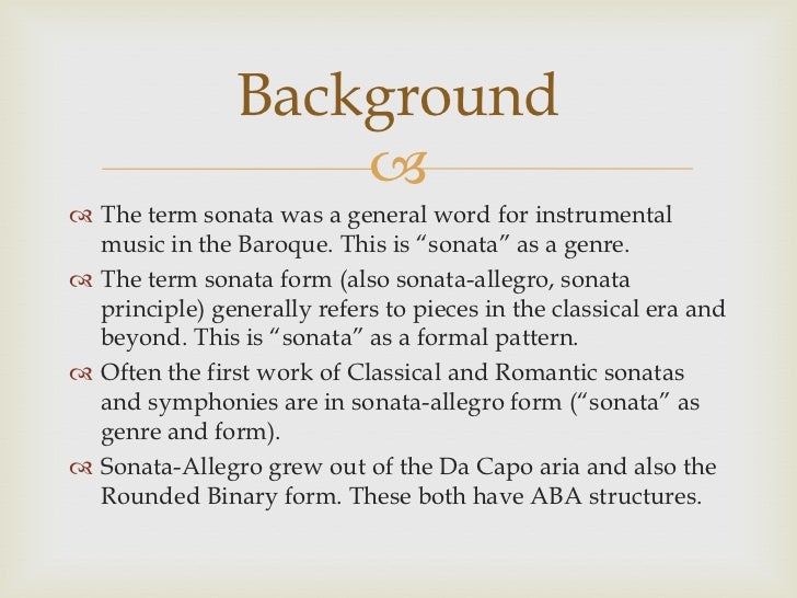 sonata allegro form diagram