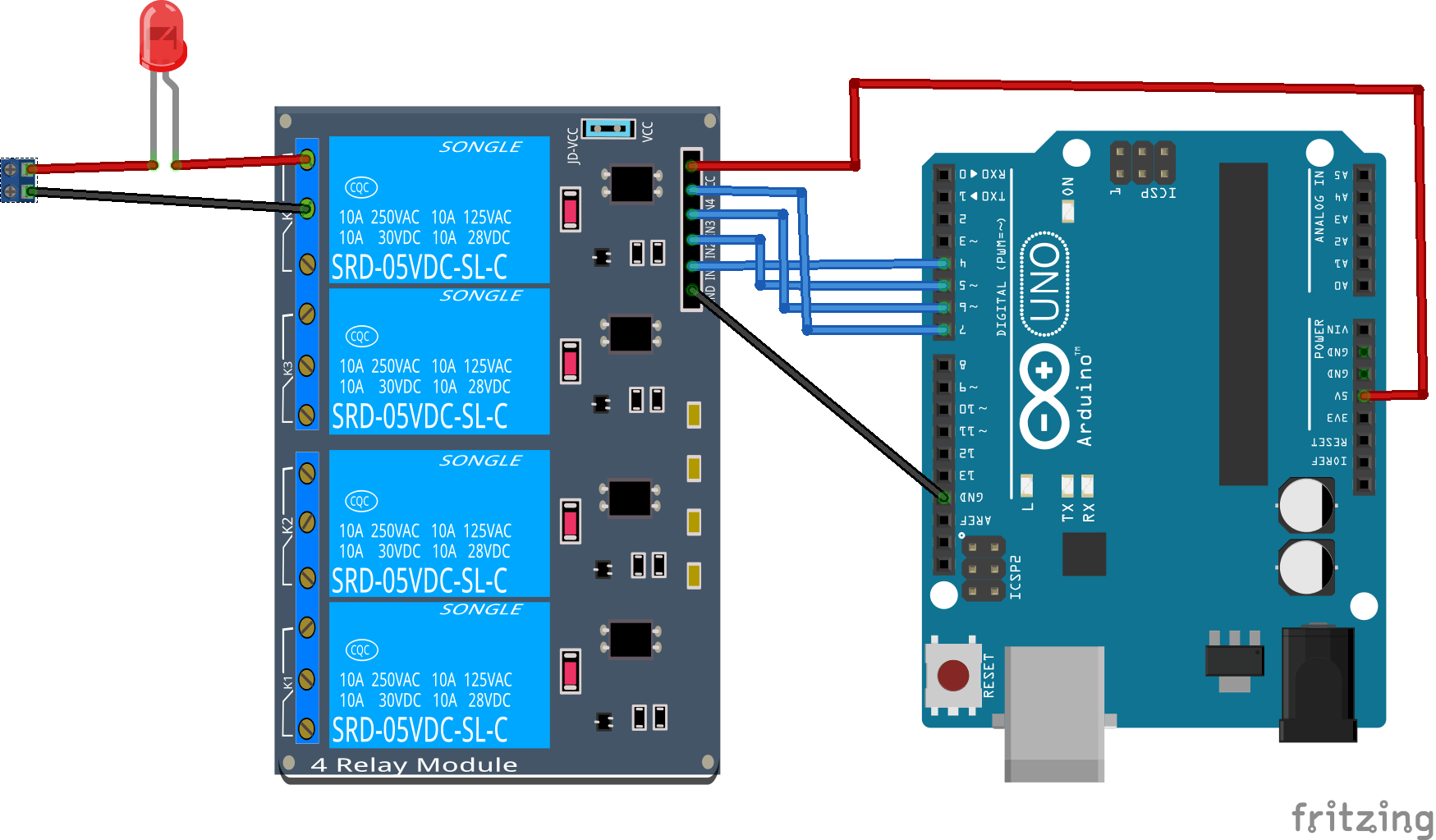 songle relay wiring