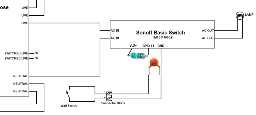 sonoff basic wiring diagram