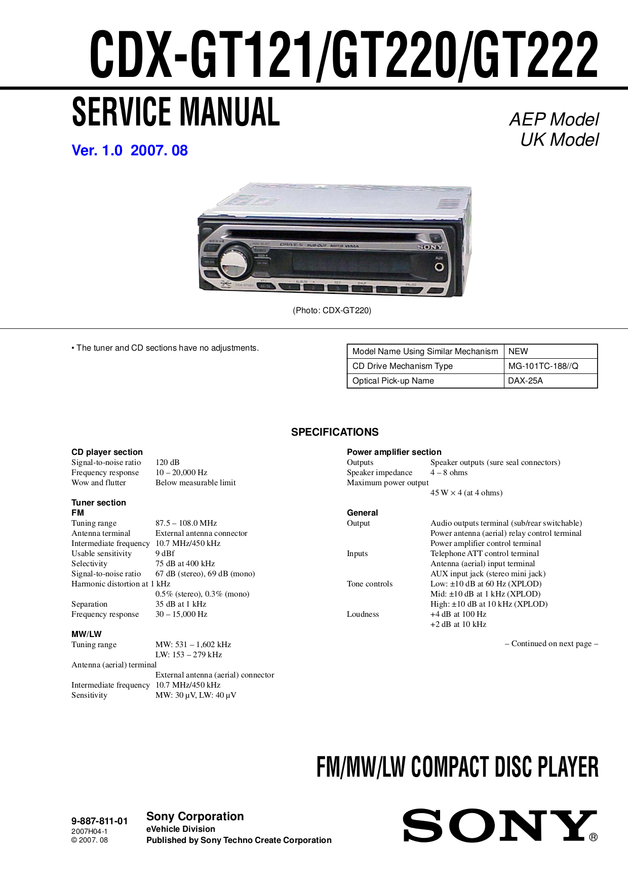 sony cdx-f5500 wiring diagram