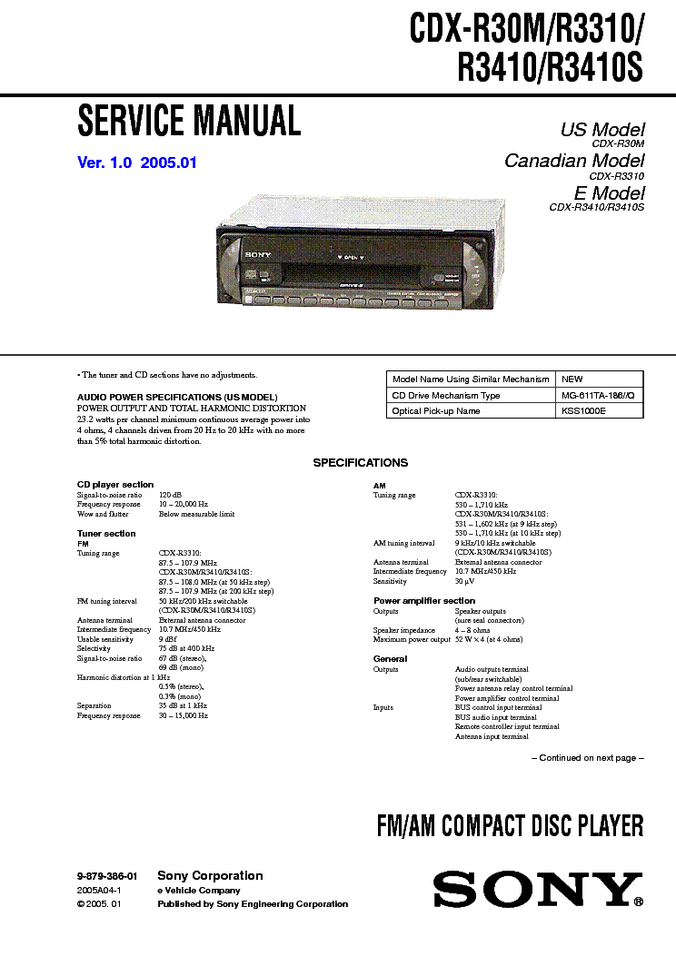 sony cdx gt06 wiring diagram