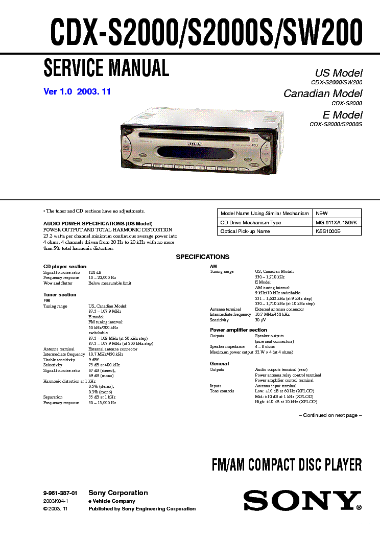 sony cdx-gt570up wiring diagram