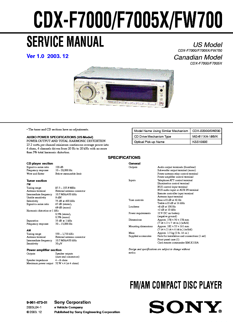 sony cdx mp30 wiring diagram