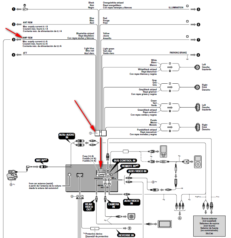 sony xav a1 wiring diagram