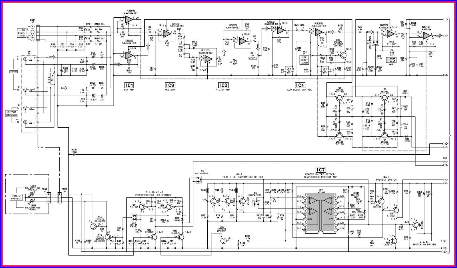 sony xplod 1000w class d wiring diagram
