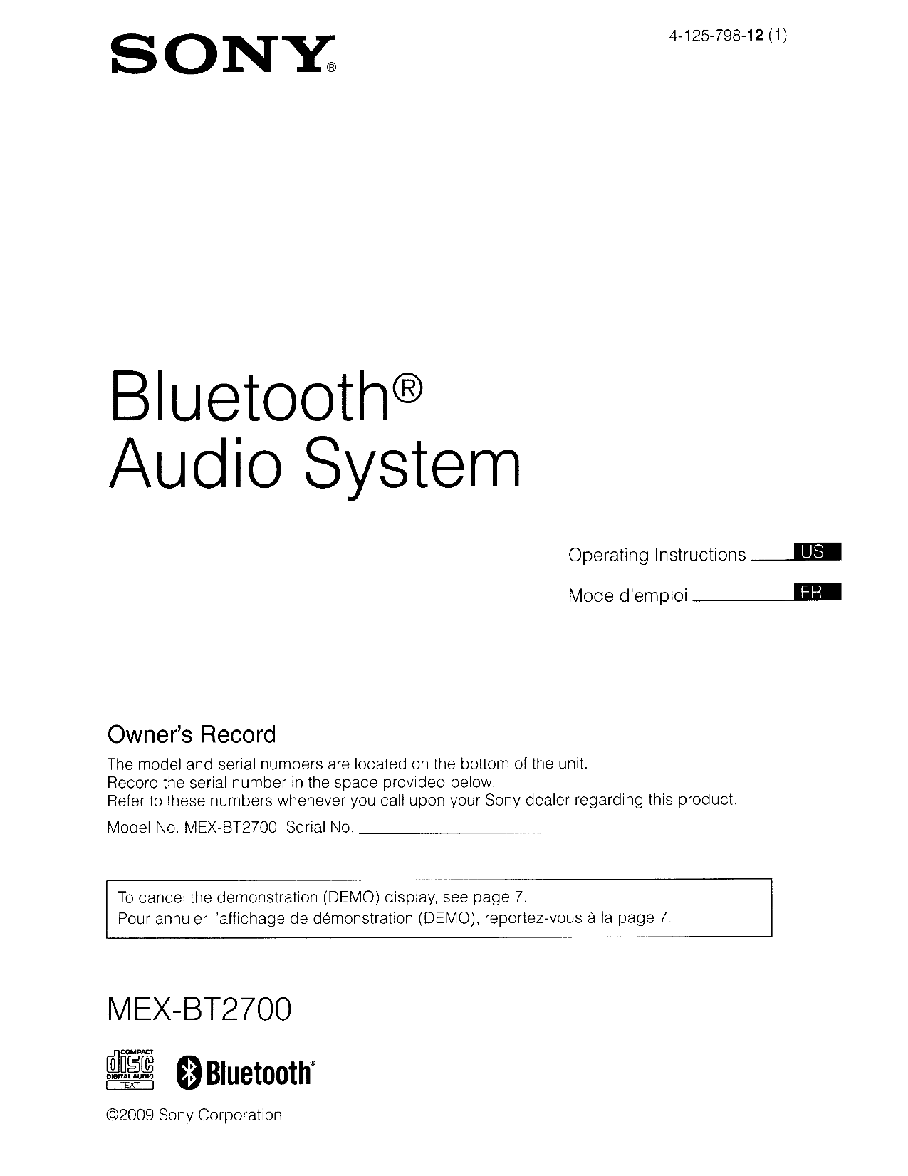 sony xplod mex-bt2700 wiring diagram