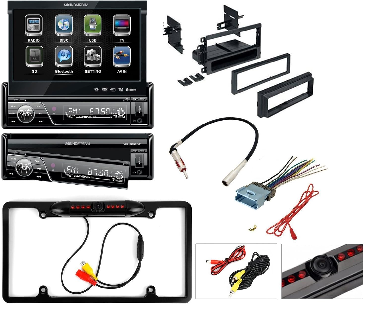 soundstream vir-7830b wiring diagram