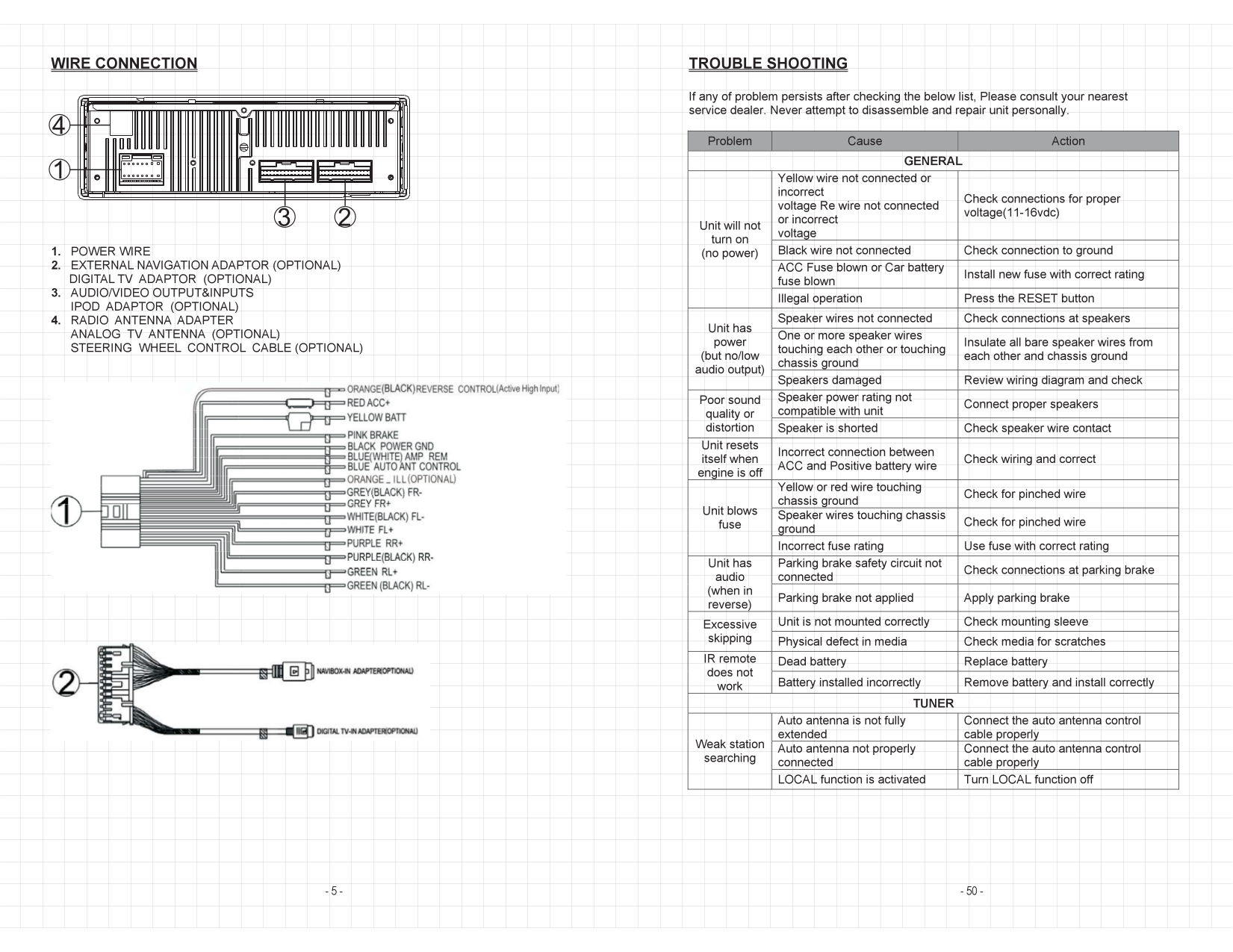 soundstream vir-7830b wiring diagram