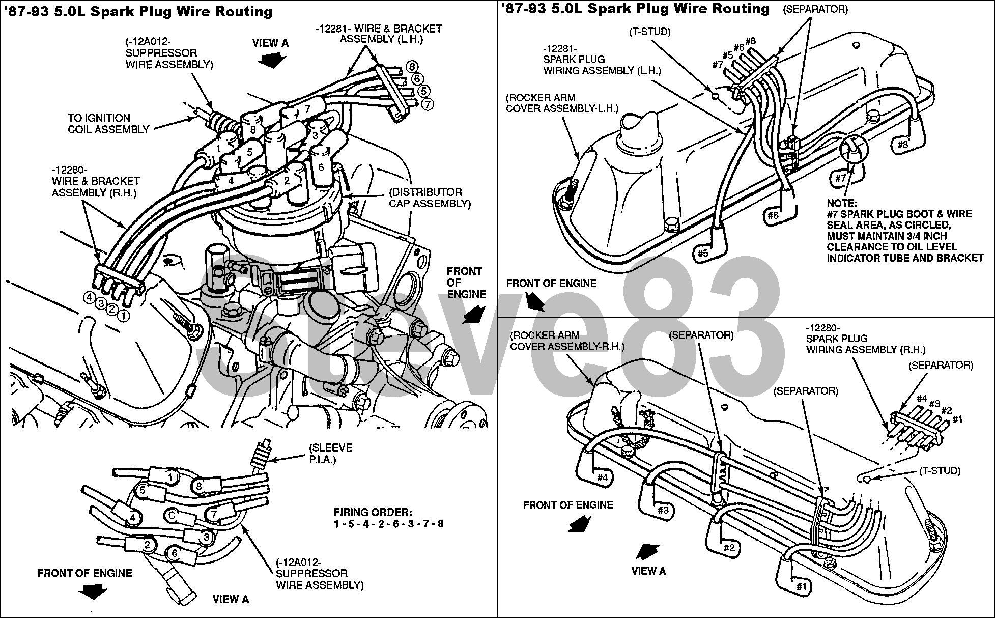 spark plug wiring diagram for 1995 e-15- 5.8l