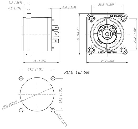 speakon wiring diagram